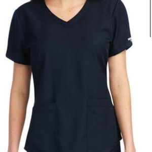 Black Skechers scrub top size XL